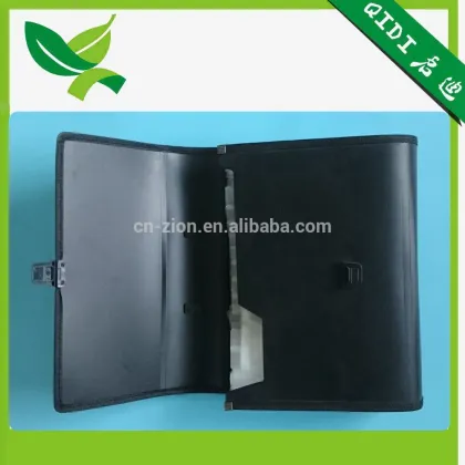 Custom Black File Specialty Expanding Files Bag