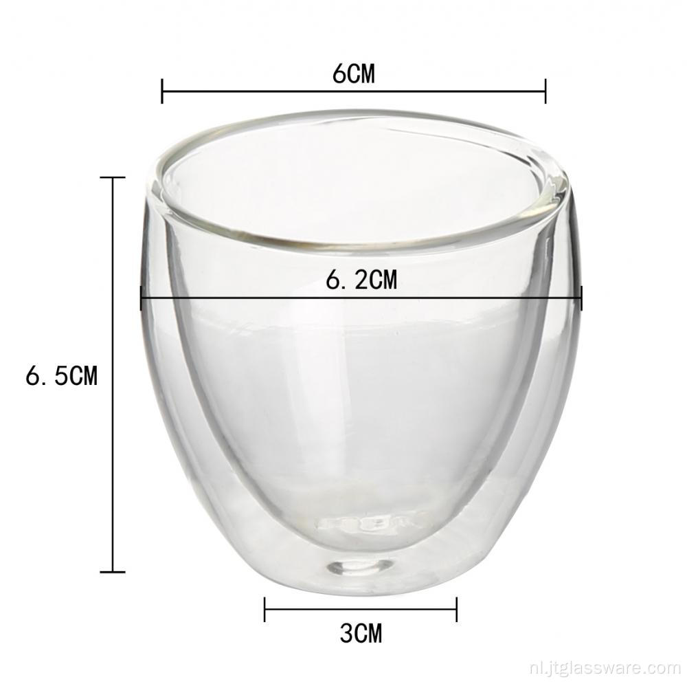 Drinkglaswerk Bedrukte glazen koffiemokken