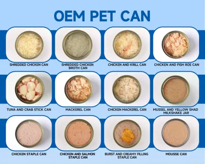 OEM ODM Custom pet staple food cans