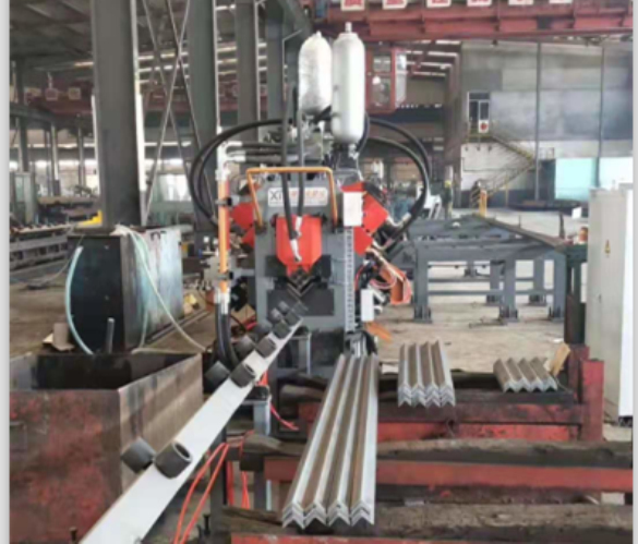 CNC Angle Iron Steel Punching Shearing Line