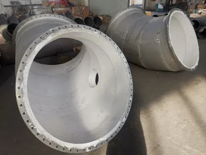 Ceramic Lining Pipe and Elbow.