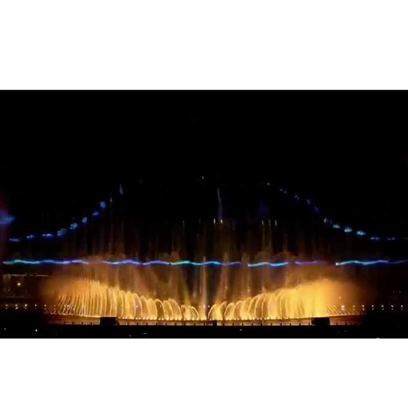 Музыкальный индивидуальный фонтан с танцами воды