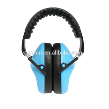 blue color enkerr new Mini Style Foldable Safety Earmuffs