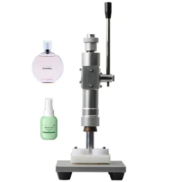 Manual and Automatic Perfume Bottle Pump Crimping and Capping Machine (11mm-20mm)