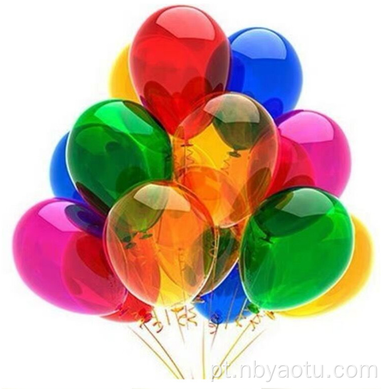 decoração de festa nova moda cristal gem cor 10 polegadas balão de látex