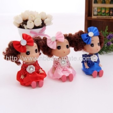 12cm Flower Dress Plastic Confused Doll 