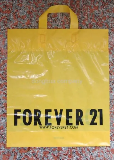 Promotional Personalised Custom Plastic Carrier Bags For Packaging With Sgs Certification