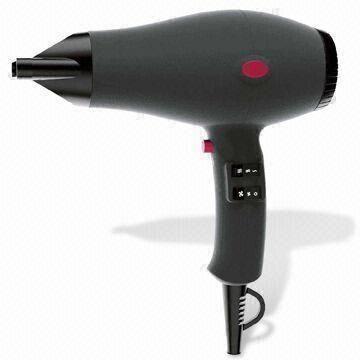 Professional Hair Dryer with AC Motor and Ionic Function, Available in Black
