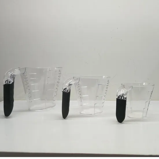 Wholesale large 600ml ps measuring cup with Handle