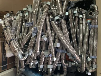 Stainless steel flexible metal braided tube