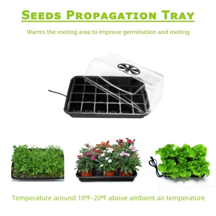 Hydroponic Growing Kits Plastic Seed Nursery Trays