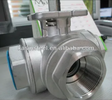 1000 wog SS 316 3 way ball valve 3pcs ball valve welded/clamped/threaded ends