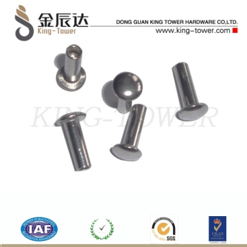 best quality and lowest price stainless steel pan head semi tubular rivets