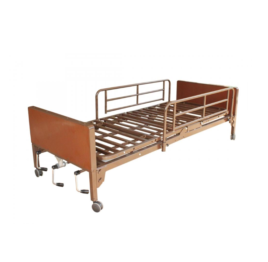 Multifunctional manual medical beds