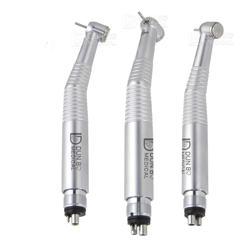 Dental High Speed Knurled Handpieces With Light