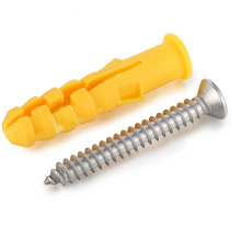 Plastic Expansion Bolt Yellow Good Quality Plastic expansion screw Supplier