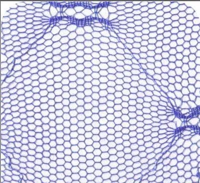 printed mesh fabric for window