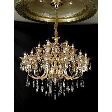 NEW 2 Tier 18 Arm CRYSTAL CHANDELIER Lamp Large Pendant Light
