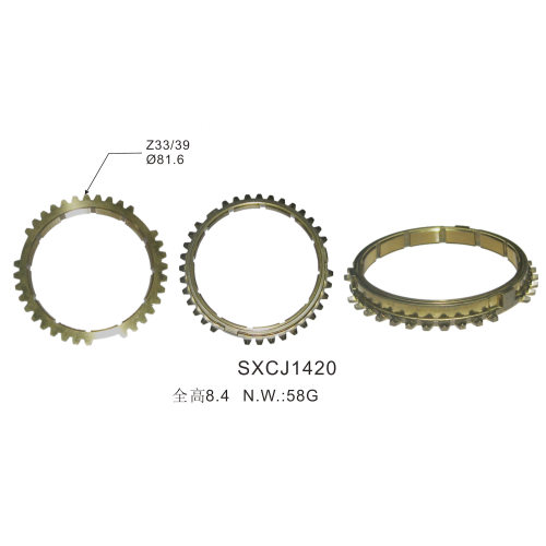 OEM SYNK205B Fiber Cloth Transmission Synchronizer Ring for Honda K20 EP3 2005-2006