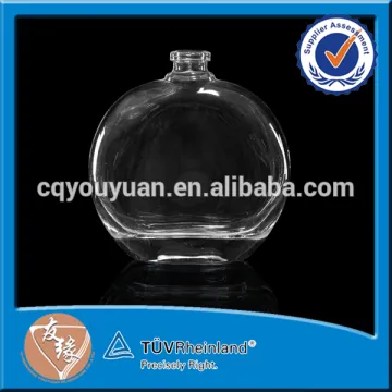 Flat Round Vintage Perfume Bottle 50ML Screw Sprayer Perfume Bottle
