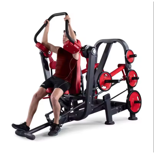 Plate loaded gym fitness equipment pullover machine