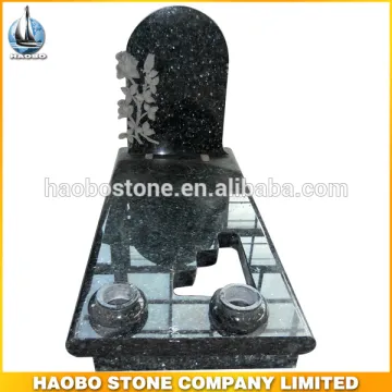 Flower Carving Memorial Monuments Granite wholesale