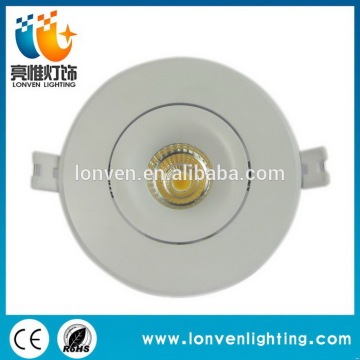 Durable classical recessed interior round led down light