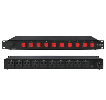XTUGA AC-1018 Professional 10-Way High Power Equipment Power Supply Controller