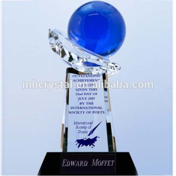 Newest global crystal trophy- MH-3168