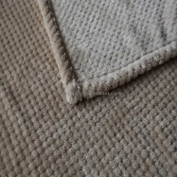 printed floral fleece blanket