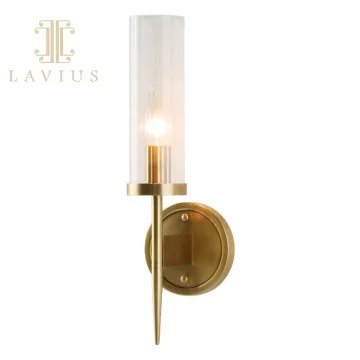 Top sales hotel corridor mounted crystal wall lamp
