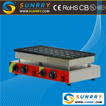 2015 hot sell electric poffertjes grill maker single plate for 50 pcs poffertjes grill(SUNRRY SY-WM47C)