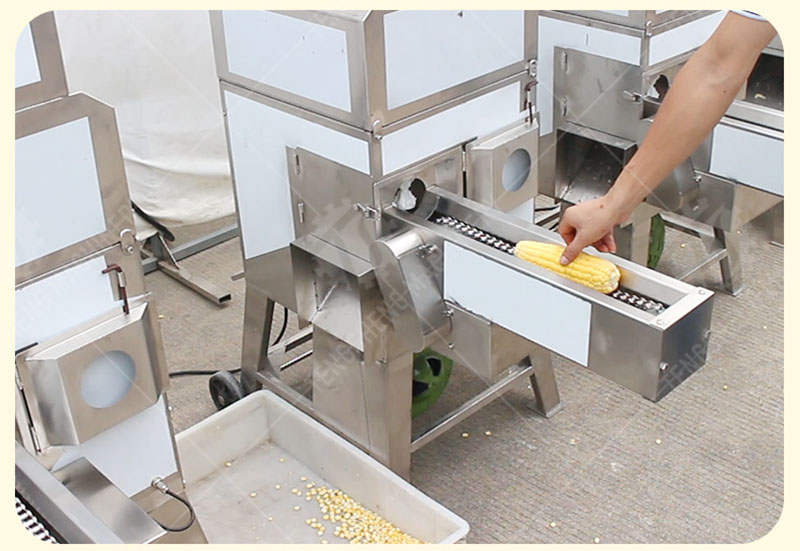 sweet corn sheller