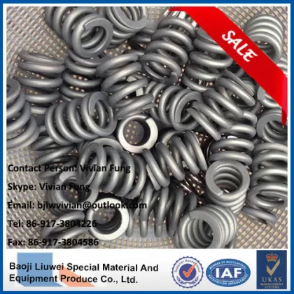 high quality titanium spring from baoji liuwei