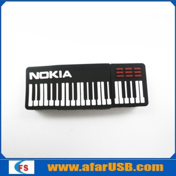 High Quality PVC usb electronic organ usb flash drive