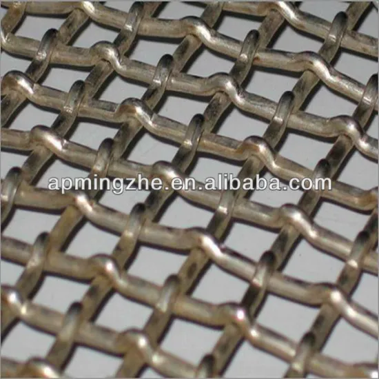 Stainless steel/ Galvanized Crimped wire mesh (factory, best price)