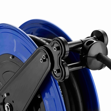 Retractable High Pressure Iron Hose Reel for Car Washing Wheels (3000psi)