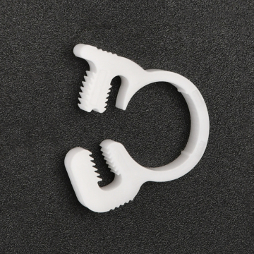 RUNZE POM Hose Clamp - Strong and Autoclavable Plastic Hose Clip