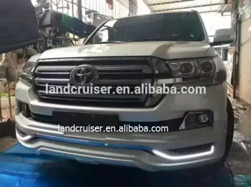 2016 modellista body kits with led for toyota land cruiser, front and rear body kits for land cruiser 2016