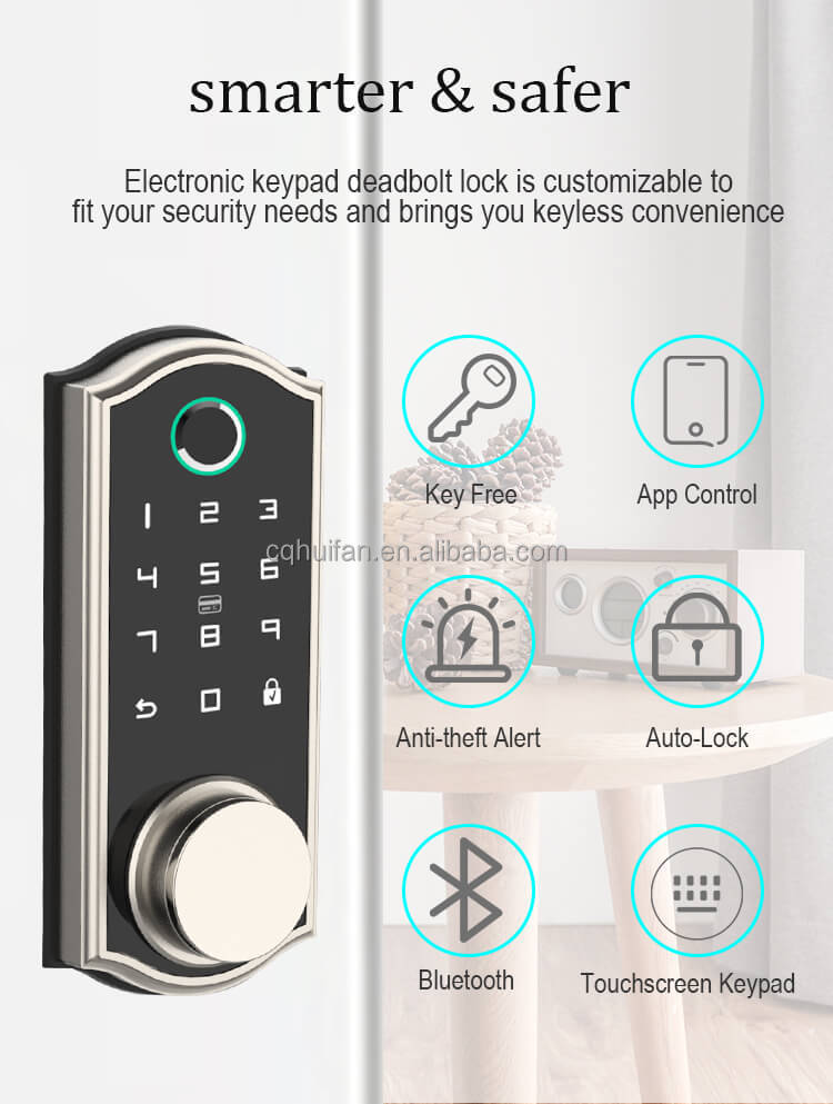 Bluetooth Fingerprint Door Lock