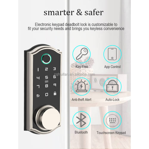 Wireless Smart Fingerprint Digital Password Door Lock