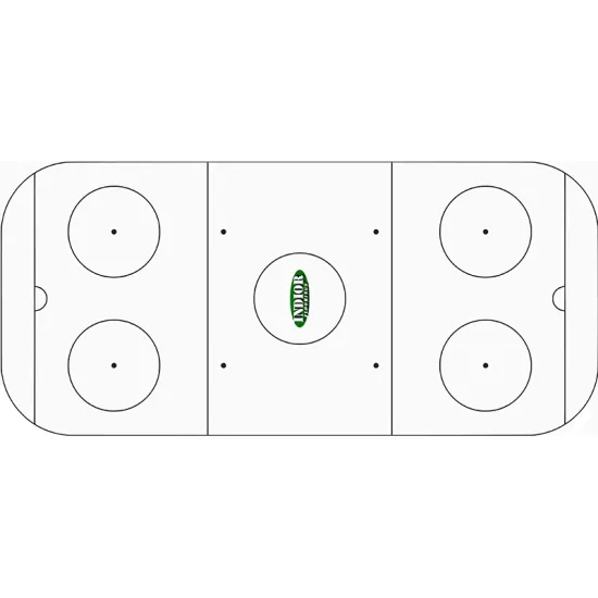 Outdoor Synthetic Ice Skating and Inline Hockey Sports Flooring Tiles in Canada