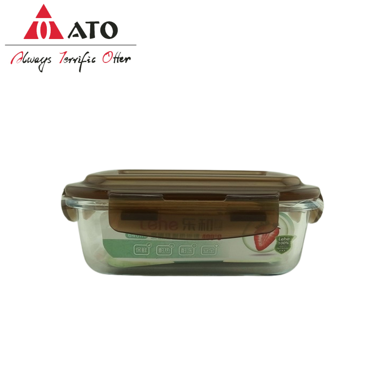 ATO Wholesale Borosilicate glass pot Bowl container