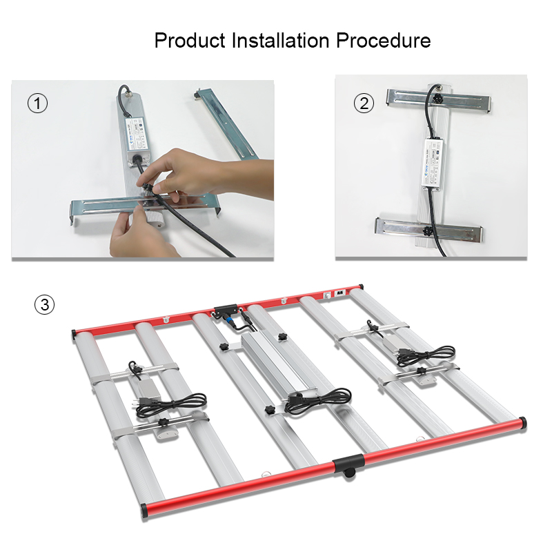 UV Pré-assemblé + IR 395 Nm 740 nm LED CLUS