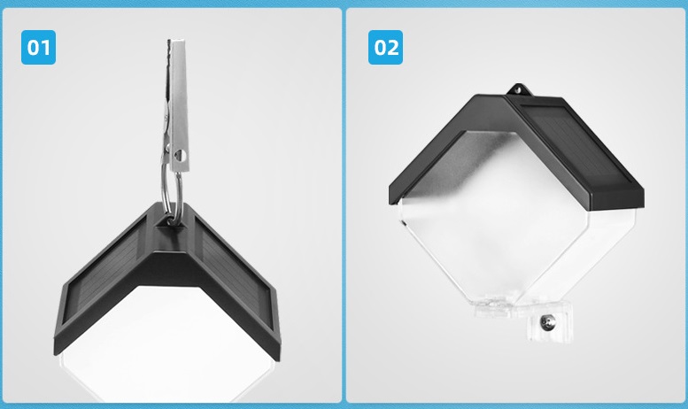hanging solar garden light