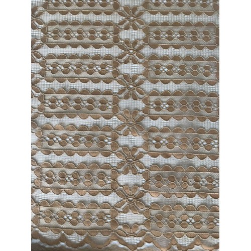 Gevouwen garen Flower Lace Fabric