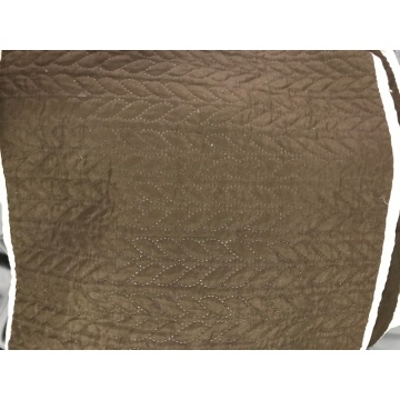 Brown Germetric Ultrasonic Microfiber Fabrics