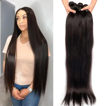 Yeswigs 10A Grade Double Weft Human Hair Weave Cheap Straight Raw Brazilian Cuticle Aligned Human Hair Bundle Extension