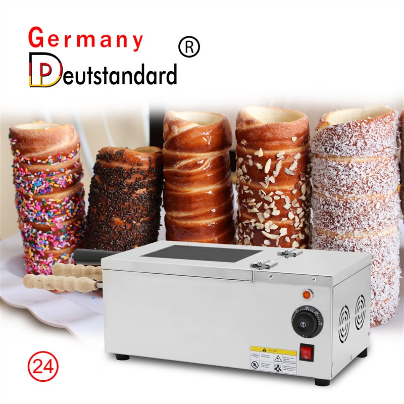 electric mini chimney cake machine with stainless steel