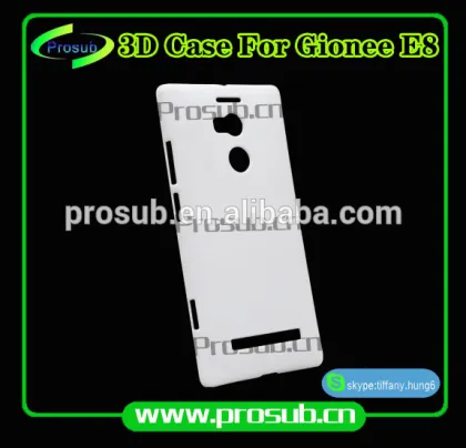 3d sublimation diy blank cell phone case cover skin for Prosub-Gionee E8